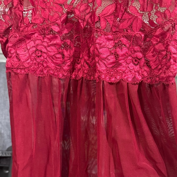 Nwt Lace Red Lingerie with lace underwear - Picture 5 of 6